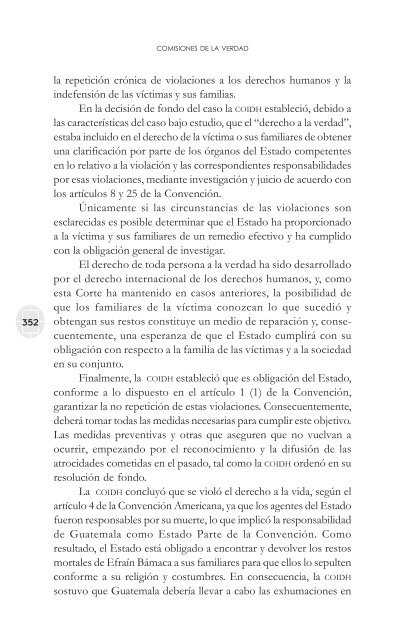 comisiones de la verdad final - Comisión de Derechos Humanos del ...