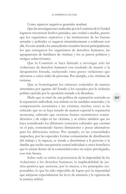 comisiones de la verdad final - Comisión de Derechos Humanos del ...