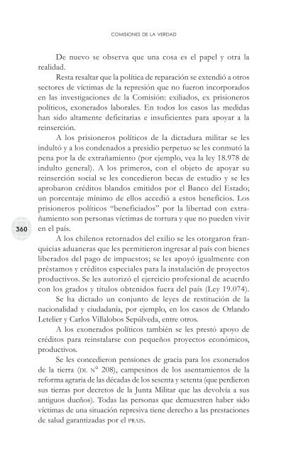 comisiones de la verdad final - Comisión de Derechos Humanos del ...