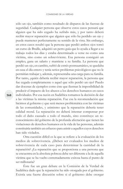 comisiones de la verdad final - Comisión de Derechos Humanos del ...