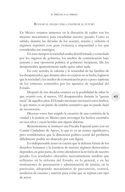 comisiones de la verdad final - Comisión de Derechos Humanos del ...