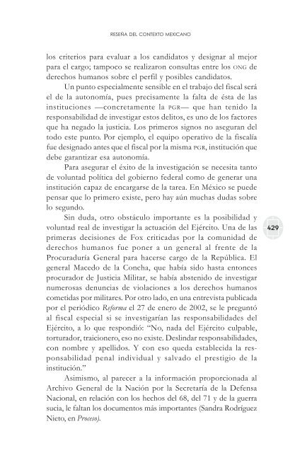 comisiones de la verdad final - Comisión de Derechos Humanos del ...