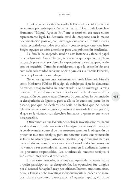 comisiones de la verdad final - Comisión de Derechos Humanos del ...