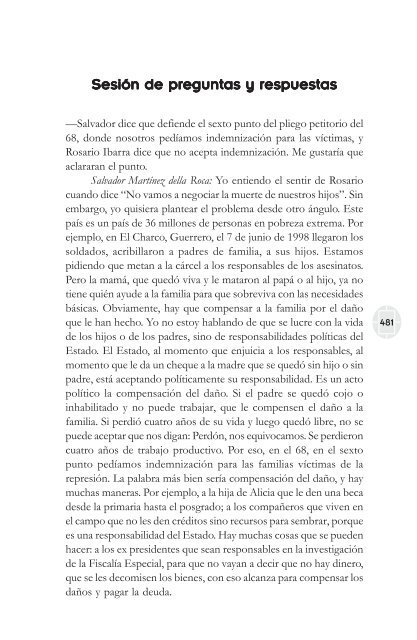 comisiones de la verdad final - Comisión de Derechos Humanos del ...