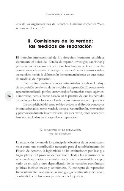 comisiones de la verdad final - Comisión de Derechos Humanos del ...