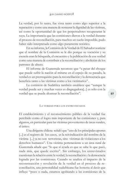 comisiones de la verdad final - Comisión de Derechos Humanos del ...