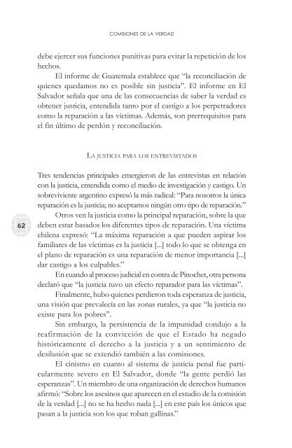 comisiones de la verdad final - Comisión de Derechos Humanos del ...