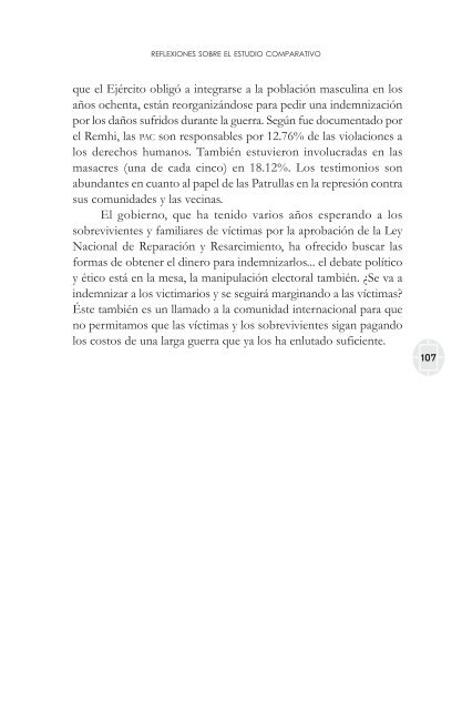 comisiones de la verdad final - Comisión de Derechos Humanos del ...