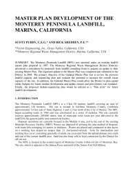 master plan development of the monterey peninsula ... - Ausenco