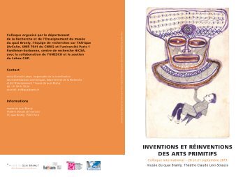 INVENTIONS ET RÉINVENTIONS DES ARTS PRIMITIFS - Histoire ...