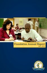Foundation Annual Report - Tallahassee Community College