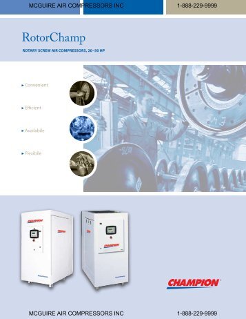 Champion 20 - 50 hp Rotorchamp - McGuire Air Compressors, Inc