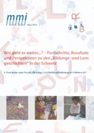 4. Newsletter MÃ¤rz 2013 - Marie Meierhofer Institut fÃ¼r das Kind