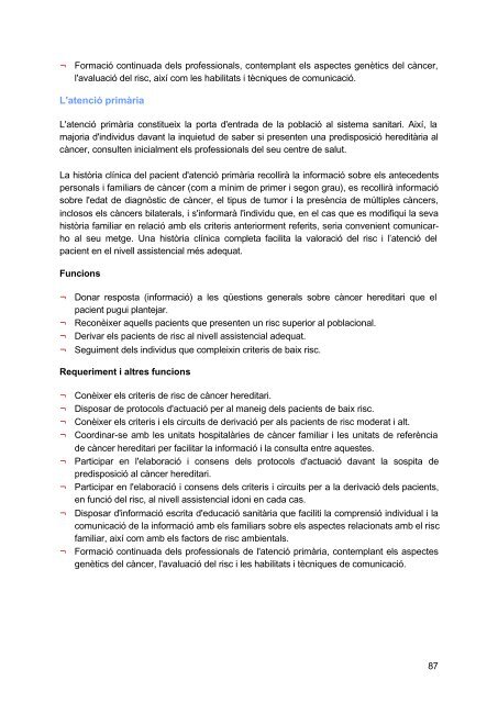 OncoGuia del consell i assessorament genètics en el càncer hereditari