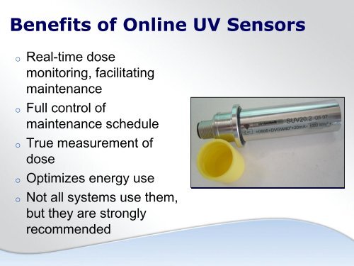 UV Applications for Reuse and the New NWRI Guidelines ...