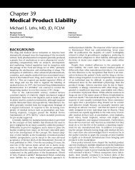 Ch39-Medical Product Liability.pdf - Legal Medicine and Medical ...