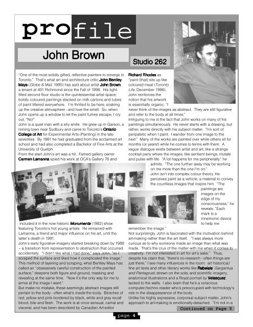 Decmber 98/January 99 issue - 401 Richmond