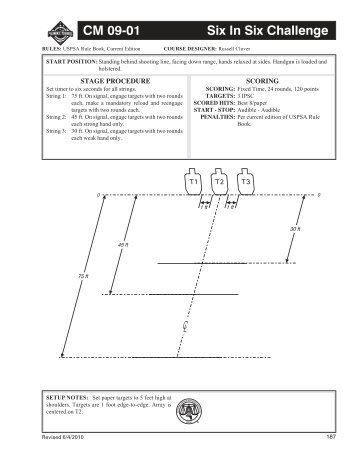 CM 09-01 Six In Six Challenge - uspsa