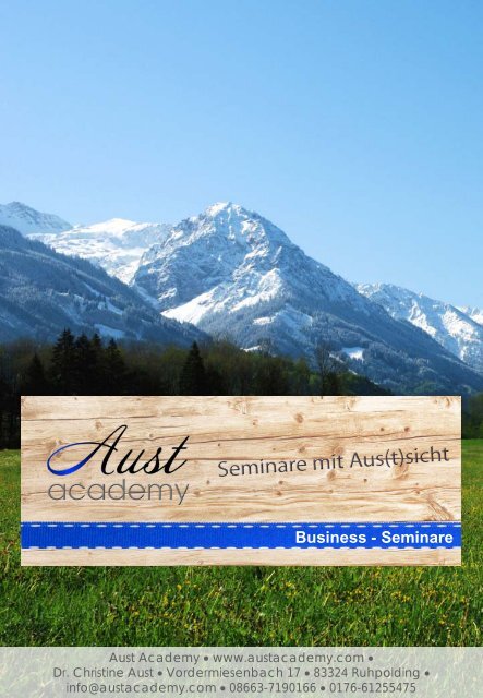 aktuelles Programm - Aust academy