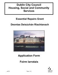 Dublin City Council Essential Repairs Grant - Dublin.ie