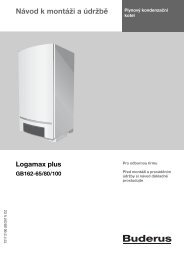 IM Logamax plus GB162-65/80/100 - cs - Buderus