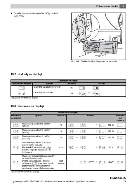 IM Logamax plus GB162-65/80/100 - cs - Buderus