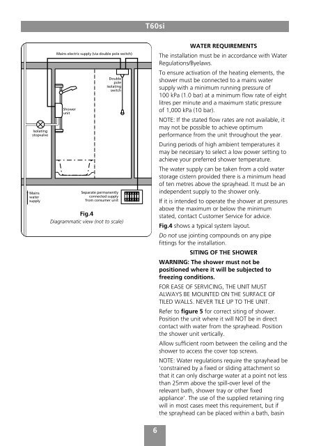 Triton T60si - Faucets, Showers, Bathroom, Kitchen, More.