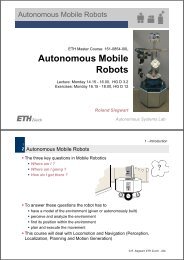 1: Introduction - Autonomous Systems Lab