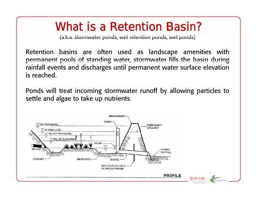 Detention Basin Retrofits and Maintenance - Rutgers Cooperative ...