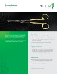 Plastic Surgery New Products Brochure - Integra Miltex