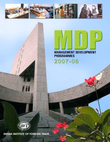 Management Development Programmes Brochure - Computer Centre