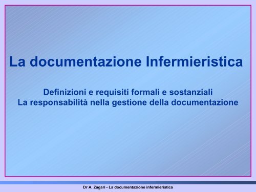 documentazione sanitaria - Ipasvi