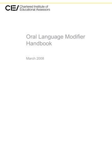 Oral Language Modifier Handbook - batod