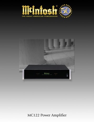 MC122 Power Amplifier