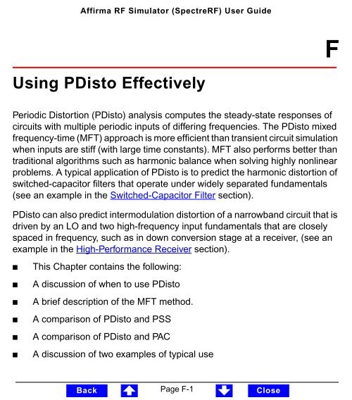 Using Pdisto effectively - Cadence