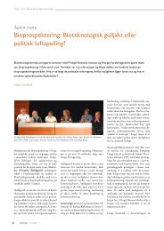 Bioprospektering: Bioteknologisk gulljakt eller politisk luftspeiling?