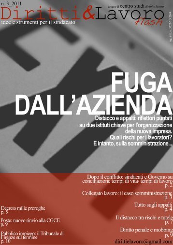 Distacco e appalti: riflettori puntati su due istituti chiave per l ... - Falcri