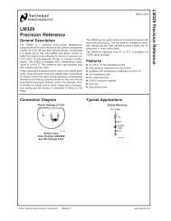 LM329 Precision Reference - Komponenten