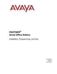 PARTNER Small Office Edition Installation, Programming ... - Digitcom