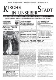 Aktuelles Mitteilungsblatt zum Download