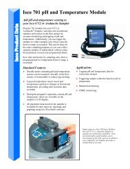 701 pH Temperature Module - Isco