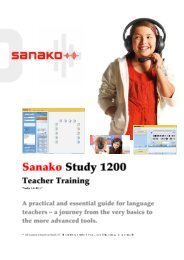 Study 1200 V7 Teacher Training Guide - Sanako