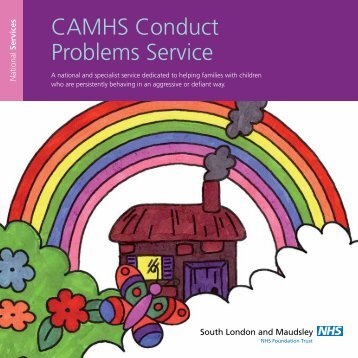 Conduct Problems Service booklet - SLaM National Services