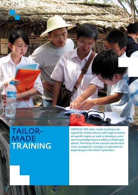 UNESCO-IHE Education and Training Guide 2012 - Hydrology.nl