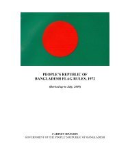 people's republic of bangladesh flag rules, 1972 - Prime Minister's ...