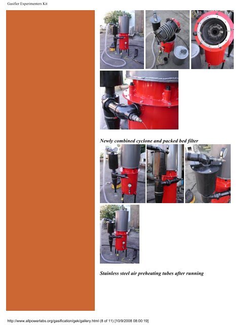 Gasifier Experimenters Kit - Pole Shift Survival Information