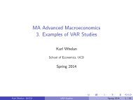 VARs With Long-Run Restrictions - Karl Whelan