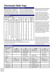 Thermostatic Wafer Traps - Armstrong International, Inc.