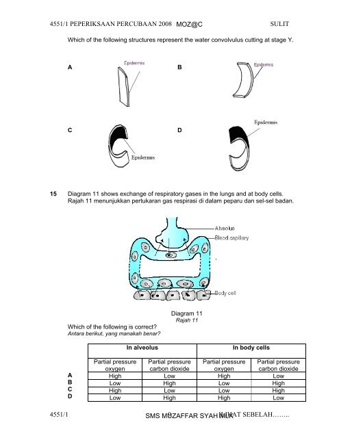 Biology 1Q&A - Trial Paper Collection