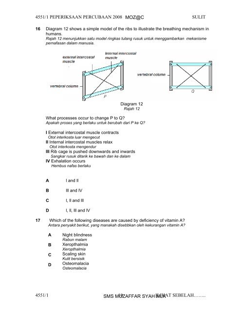 Biology 1Q&A - Trial Paper Collection